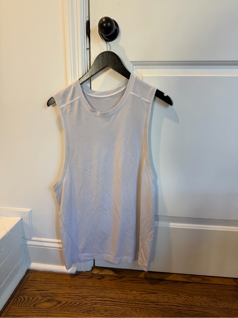White lululemon athletica Men's White Lightweight Ribbed Tank